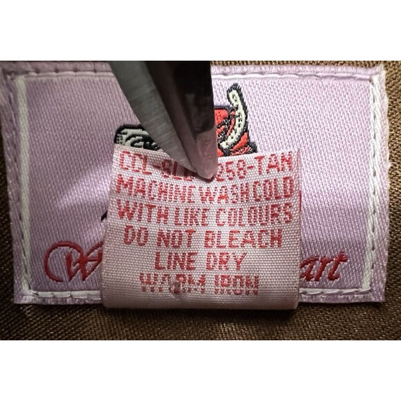 Wired Heart Button Shirt Womens Medium Brown Long Sleeve Pearl Snap Western - Picture 4 of 9